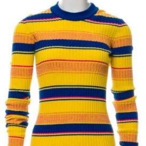 Maison Margiela knit stretchy long sleeve sweater